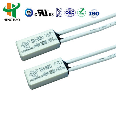 تنظیم مجدد خودکار سوئیچ گرمای کوچک با دمای کار 30 ~ 150 ° C 24V ولتاژ DC و 10000 زندگی