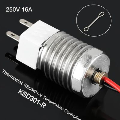 250V 16A ترموستات KSD301 KSD301-V کنترلگر دما KSD301-R کنترلگر دما