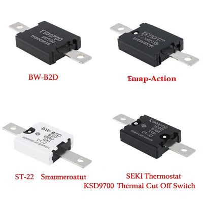 BW-B2D KW9700 ترموستات سریع عمل ST-22 SEKI ترموستات KSD9700 کلید قطع حرارتی
