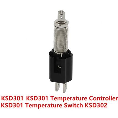 KSD301 ترموستات ترموستات دو فلزی با 100000 چرخه 250V 16A و محدوده دمای 0-250 °C