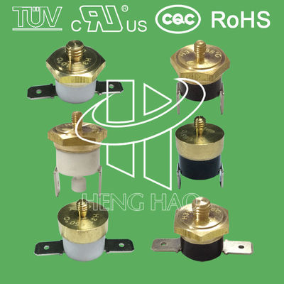 bimetal temperature cutout switch with M4, M5,M6,M16 copper head H31 250V 16A 0 to 250 degree centigrade